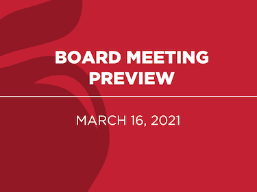  Board Meeting Preview